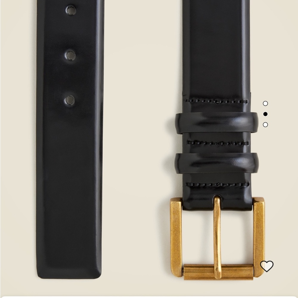 J. Crew Wide Leather Belt